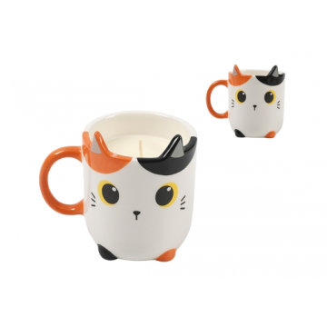 Tazza con Candela ORANGE CAT. I-total