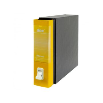 Registratore a leva DOX 1 Commerciale 28,5x31,5 cm - dorso 8 cm giallo D26106