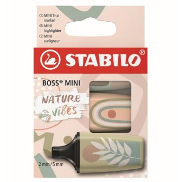 Evidenziatori Stabilo Boss Mini NatureVibes - conf. 3 colori assortiti 07/03-72