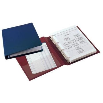 Raccoglitore SANREMO 2000 25 B 4D blu 18x24cm SEI ROTA