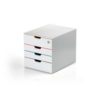 Cassettiera Durable Varicolor® grigia 280x292x356 mm MIX 4 7624-27