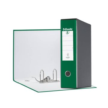 Registratore con custodia Esselte G55 Eurofile protocollo 29,5x35cm - dorso 8 cm verde - 390755180