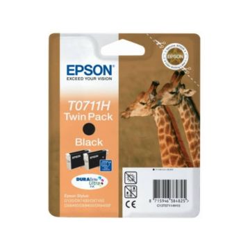 Cartucce inkjet ink pigmentato blister RS T0711H Epson nero Conf. 2 - C13T07114H10