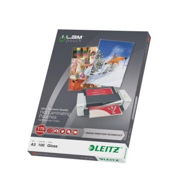 100 POUCHES iLAM A3-303x426mm 175micron LEITZ