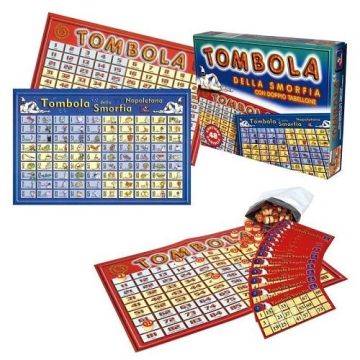 Tombola della smorfia con doppio tabellone