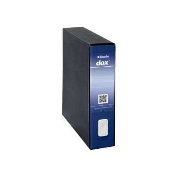 Registratore a leva DOX9 formato speciale 35,5x31,7 cm - dorso 8 cm trattata antimpronta blu - 000212A4