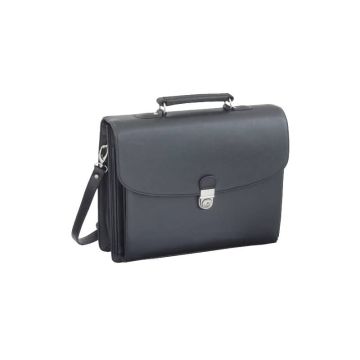 Valigetta ventiquattrore Alassio FORTE in ecopelle 40x15x32 cm nero 92011