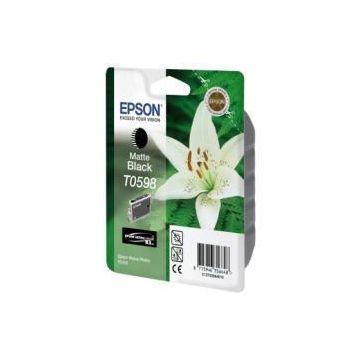 Originale Epson C13T05984020 Cartuccia blister RS+RF ULTRACHROME K10 T0598 nero opaco