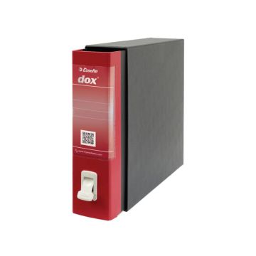 Registratore a leva DOX2 Protocollo 28,5x35 cm - dorso 8 cm rosso D26211