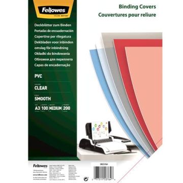 Copertine Clear A3 PVC 200my pz. 100 - 53764