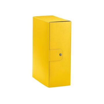 Cartella portaprogetti Esselte C32 EUROBOX dorso 12 cm presspan biverniciato giallo - 390332090