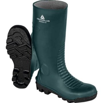 Stivali di sicurezza in PVC BRONZE2 S5 verde-nero Delta Plus misura 40 - BRON2S5VE40