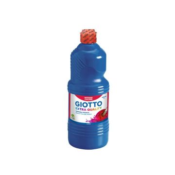 Tempera a base d'acqua GIOTTO Extra Quality flacone 1 lt blu 53341700