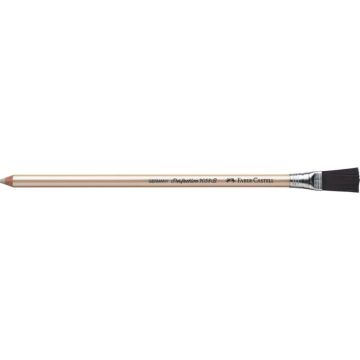 Gomma a penna Faber-Castell Perfection 7058-B con spazzolino per dattilo bianca 185800