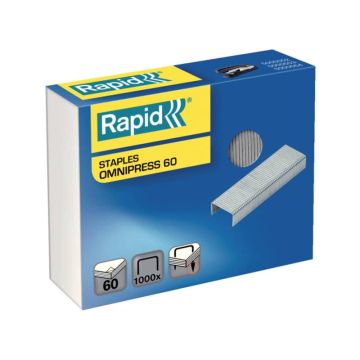Punti metallici Rapid 26/8+ Omnipress fino a 60 fogli conf. da 1000 - 5000561