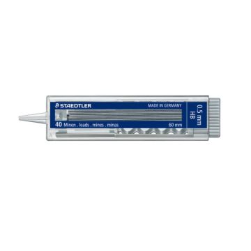 Mine sottili Staedtler Mars Micro Carbon 255 HB 0,5 mm astuccio da 40 pezzi - 255 05-HB