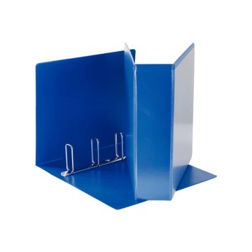 Raccoglitore personalizzabile Esselte Display a 4 anelli a Q 65mm PP eco-comp. blu formato Maxi - 394758500