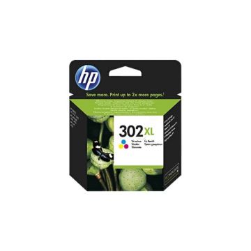 Cartuccia inkjet alta resa 302XL HP 3 colori F6U67AE