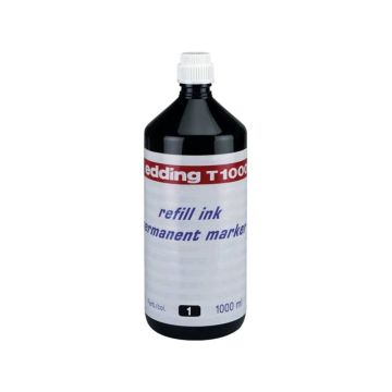 Inchiostro per ricarica marcatori permanenti Edding 1 L nero 4-T1000001