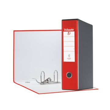 Registratore con custodia Esselte G55 Eurofile protocollo 29,5x35 cm - dorso 8 cm rosso - 390755160