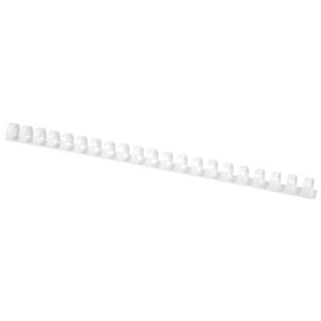 Spirali in PVC per rilegatura Q-Connect 16 mm - colore bianco - conf. 50 pezzi - KF24025