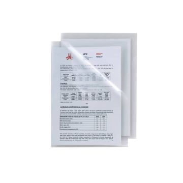 Cartelline a L in PP Sei Rota Poli 150 trasparente 50 pz. - 662303