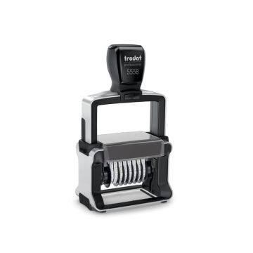 Numeratore autoinchiostrante a 8 cifre TRODAT PROFESSIONAL 5558 4.0 in acciaio nero - 120198