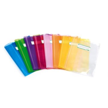 Copriquaderno CMAXI A4 eco-polietilene Colibrì 130 my trasparente rosa 400174469