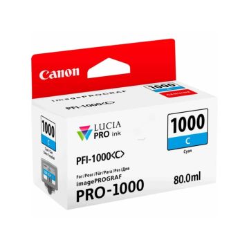 Cartuccia inkjet PFI-1000C Canon ciano 0547C001