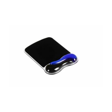 Poggiapolsi per tastiera o mouse Duo Gel Wave Kensington per mouse blu/nero 62401
