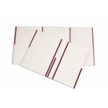 Cartelline a 2 lembi 4Pro A4 in carta schedografica 270 g/m² dorso 3 cm rosso conf. da 20 pezzi - 7015 02
