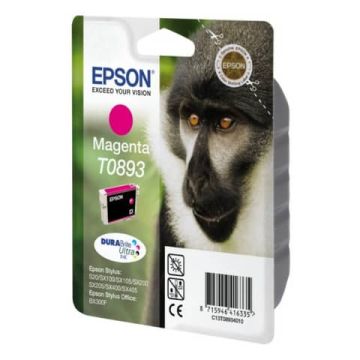 Cartuccia inkjet ink pigmentato Scimmia T0893/blister RS Epson magenta C13T08934011