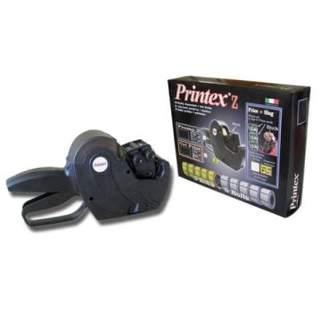 Prezzatrice"Taglio prezzo/Sconto/Prezzo scontato" Printex 2 linee 1 prezzatrice+ 10 rotoli + 1 inkrool nero- pz172619nntk