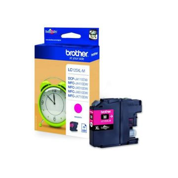 Cartuccia inkjet alta resa LC-125 Brother magenta LC-125XLM