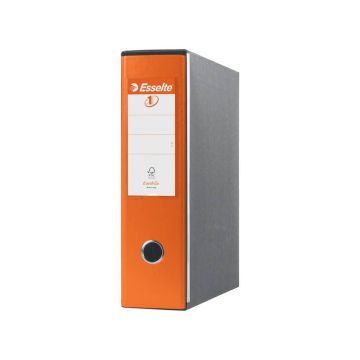 Registratori con custodia Esselte G53 EUROFILE commerciale D8 cartone rivestito in PP arancione - 390753200