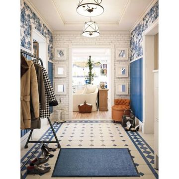 Tappeto da ingresso Floortex Doortex AdvantageMat 120x90 cm blu FC49120DCBLV