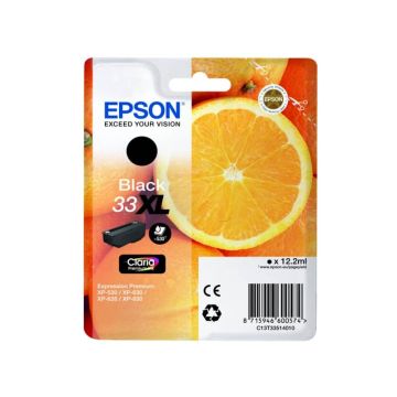 Cartuccia inkjet alta capacità ink pigmentato Arance T33XL Epson nero C13T33514012
