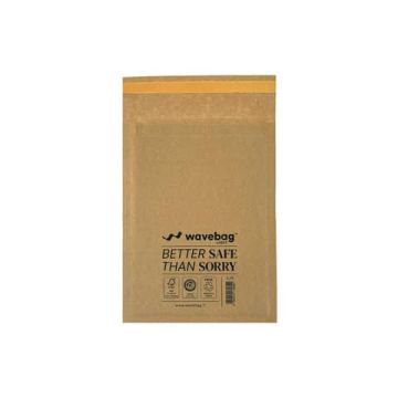 Buste per spedizione imbottite WaveBag CAC70 avana D/1 - conf. 200 pz - 180x260 mm