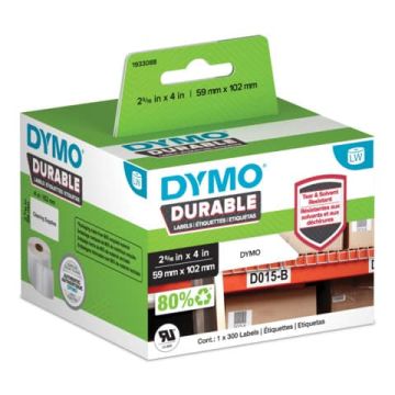 Rotolo da 300 etichette Dymo LabelWriter durable multiuso 102x59 mm bianco 1933088
