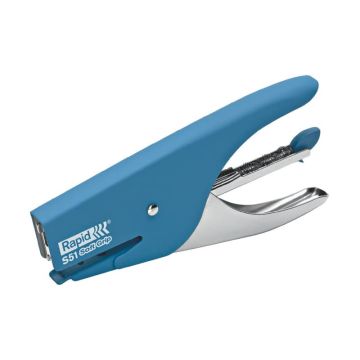 Cucitrice a pinza Rapid S51 SUPREME Soft Grip fino a 15 fogli blu 10538742