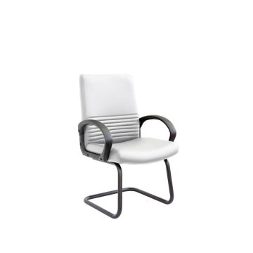 Sedia direzionale Unisit Chorus CHV interlocutore Eco Smart similpelle bianco - CHV/KQ