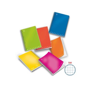 Quaderno 70 fogli Pigna Monocromo a 4 fori A5 5mm 02155595M