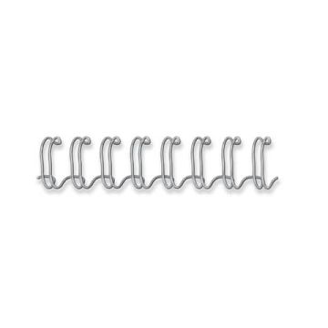 Dorsi metallici 14mm Silver pz.100 - 54454
