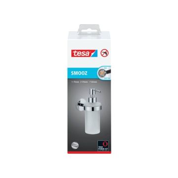 Dispenser sapone liquido tesa Smooz rimovibile e riutilizzabile 40323-00000-00