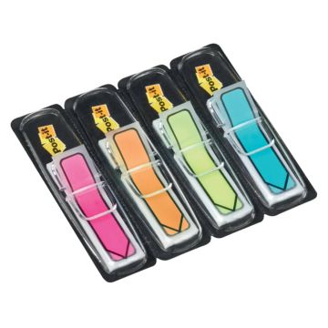 Segnapagina removibili Post-it Index Mini Freccia vivaci assortiti 4 confezioni da 24 - 684ARR4