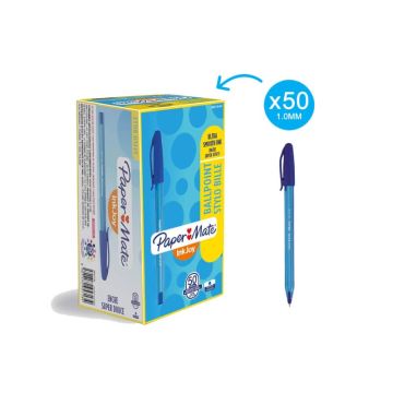 Penna a sfera stick Paper Mate Inkjoy 100 CAP ULV M 1 mm blu S0957130
