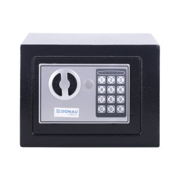 Cassaforte manuale-digitale Donau Tech - nero 230x170x170 mm 19073251-01
