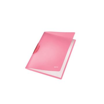 Cartelline di archiviazione con clip max 30 fogli Leitz COLOR CLIP Rainbow in PPL A4 rosso - 41760125