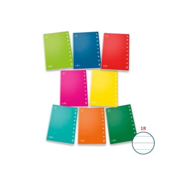 Quaderno 38 fogli PIGNA Monocromo A4 a righe 1R assortiti 02298881R
