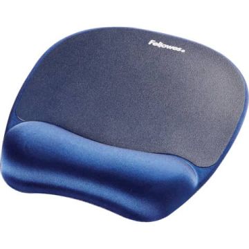 Mousepad c/poggiapolsi Memory Foam blu - 9172801